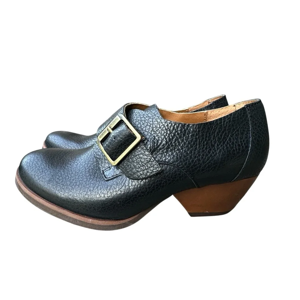 KORKS By Kork-Ease Little Monk Strap Bootie Women's Size 6.5M US Black Leather‎